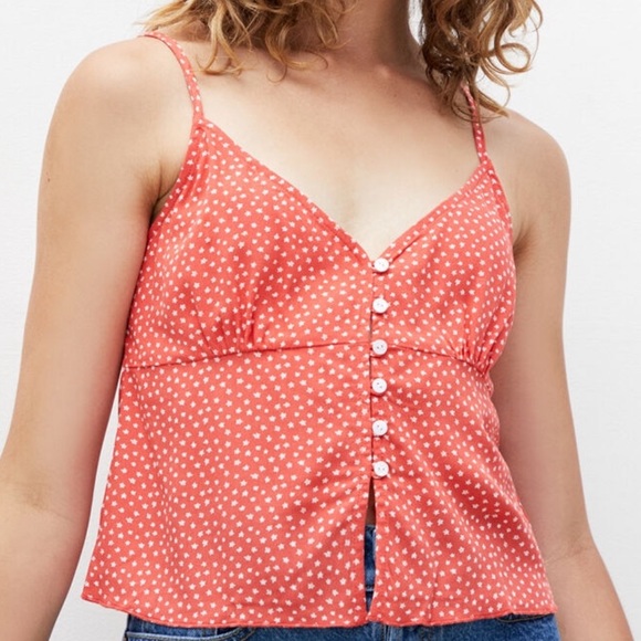 NWT LA Hearts Button Front Cami Tank Top - Picture 3 of 9